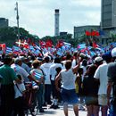 (2001-05) Kuba 05022 - Havanna - Ansprache zum ersten Mai - Platz der Revolution