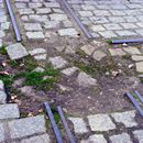 (2015-04) 28740 - Hamster-Rad-Saisoneroeffnung - Drehscheibenreste am Rangierbahnhof Plagwitz
