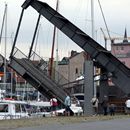 (2017-07) Rügen HK 1403 - Stralsund - Hubbrücke über dem Querkanal