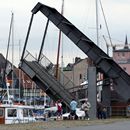 (2017-07) Rügen HK 1404 - Stralsund - Hubbrücke über dem Querkanal