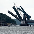 (2017-07) Rügen HK 1425 - Stralsund - Öffnung der Ziegelgrabenbrücke